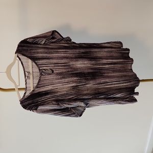 Black and gray top, size XL